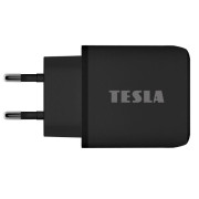 TESLA lādētājs T220 25W melns (USB-A, USB-C)