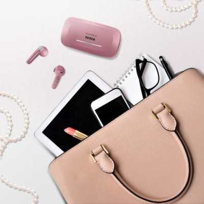 TESLA Sound EB20 Bluetooth austiņas Pearl pink TESLA Sound EB20 Bluetooth austiņas Pearl pink