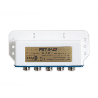 Komutators DiseqC Amiko 1/4 Premium Komutators DiseqC Amiko 1/4 Premium