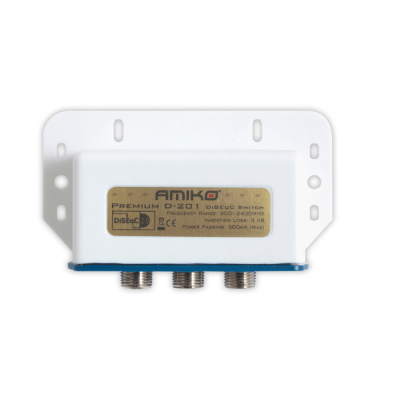 Komutators DiseqC Amiko 1/2 Premium Komutators DiseqC Amiko 1/2 Premium