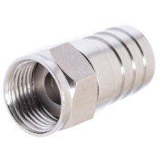 F-konektors apspiežams RG-6