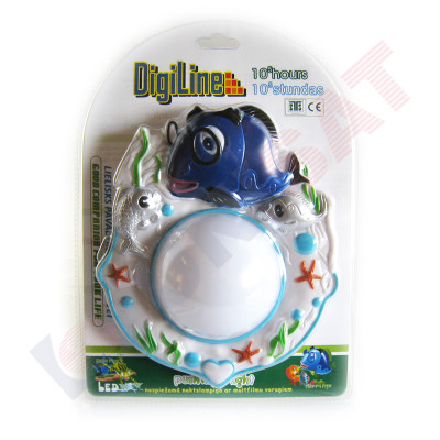 LED nakts lampa zivs balta JBB-DJ07I LED nakts lampa zivs balta JBB-DJ07I