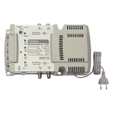 Multislēdzis Terra MSR504 (13 V) Multislēdzis Terra MSR504 (13 V)