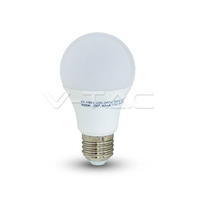 LED spuldze 10W A60 silta gaisma VTAC LED spuldze 10W A60 silta gaisma VTAC