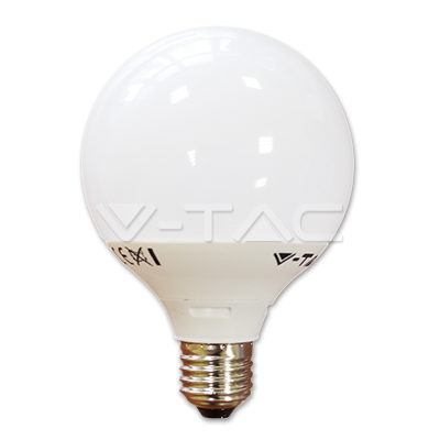 LED spuldze 10W G95 Е27 Thermoplastic 4500K VTAC LED spuldze 10W G95 Е27 Thermoplastic 4500K VTAC