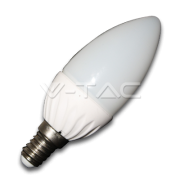 LED spuldze 4W E14 Candle 2700K VTAC
