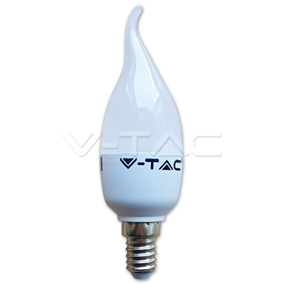 LED spuldze 4W E14 Candle Flame 4500К V-TAC LED spuldze 4W E14 Candle Flame 4500К V-TAC