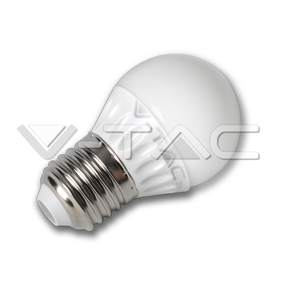 LED spuldze 4W E27 G45 2700K VTAC LED spuldze 4W E27 G45 2700K VTAC