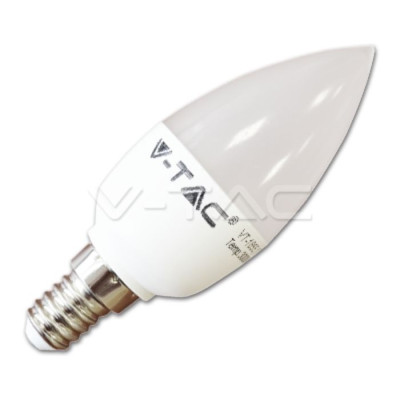 LED spuldze 6W E14 Candle 2700K Dimmable VTAC LED spuldze 6W E14 Candle 2700K Dimmable VTAC