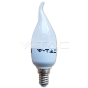 LED spuldze 6W E14 Candle Flame 4500K VTAC
