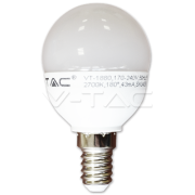 LED spuldze 6W E14 P45 4500K VTAC