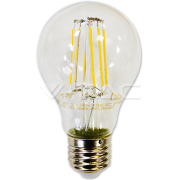 LED spuldze 6W Filament E27 A60 2700K VTAC