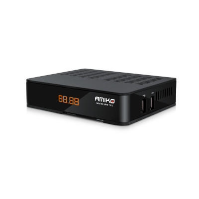 Virszemes TV uztvērējs Amiko Mini 4K UHD T2/C Virszemes TV uztvērējs Amiko Mini 4K UHD T2/C