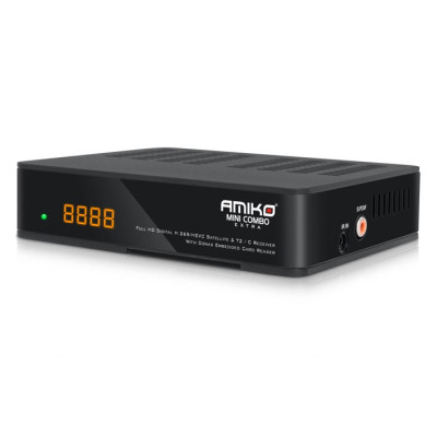 Satelīta uztvērējs Amiko Mini Combo Extra DVB-S2/T2 Satelīta uztvērējs Amiko Mini Combo Extra DVB-S2/T2