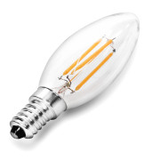 LED spuldze 4W E14 silta gaisma Dipah Fillament Cande 1328
