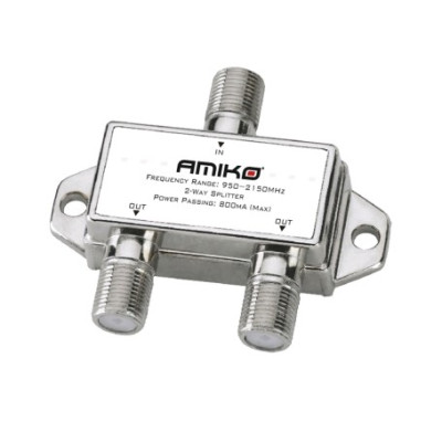 Dalītājs (aktīvs) Amiko 2x1 950-2150MHz Dalītājs (aktīvs) Amiko 2x1 950-2150MHz