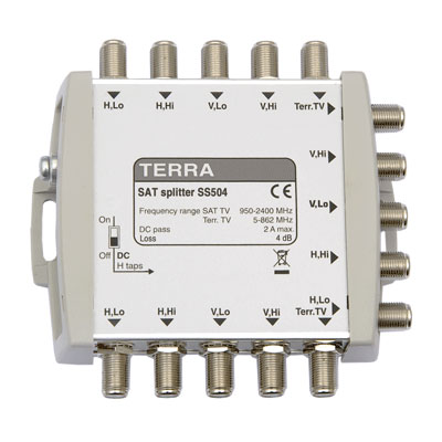 Sadalītājs SAT Terra SS504 Sadalītājs SAT Terra SS504