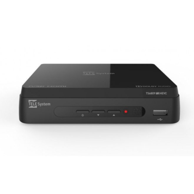 Virszemes TV uztvērējs Telesystem DVB-T FTA TS6809 T2 HEVC Virszemes TV uztvērējs Telesystem DVB-T FTA TS6809 T2 HEVC