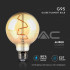 LED spuldze 4W E27 G95 2200K VTAC LED spuldze 4W E27 G95 2200K VTAC