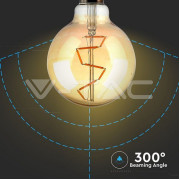 LED spuldze 4W E27 G95 2200K VTAC