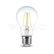 LED spuldze 4W E27 A60 4000K VTAC