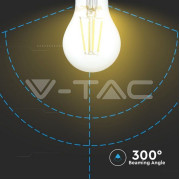 LED spuldze 4W E27 A60 4000K VTAC