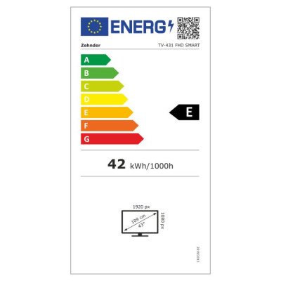 LED televizors Zehnder TV-431 FHD Smart 43 collas LED televizors Zehnder TV-431 FHD Smart 43 collas