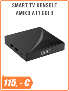 Amiko A11 Gold uztvērējs