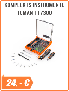 Toman TT7300 instrumentu komplekts